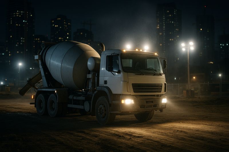 Круглосуточная доставка бетона миксером